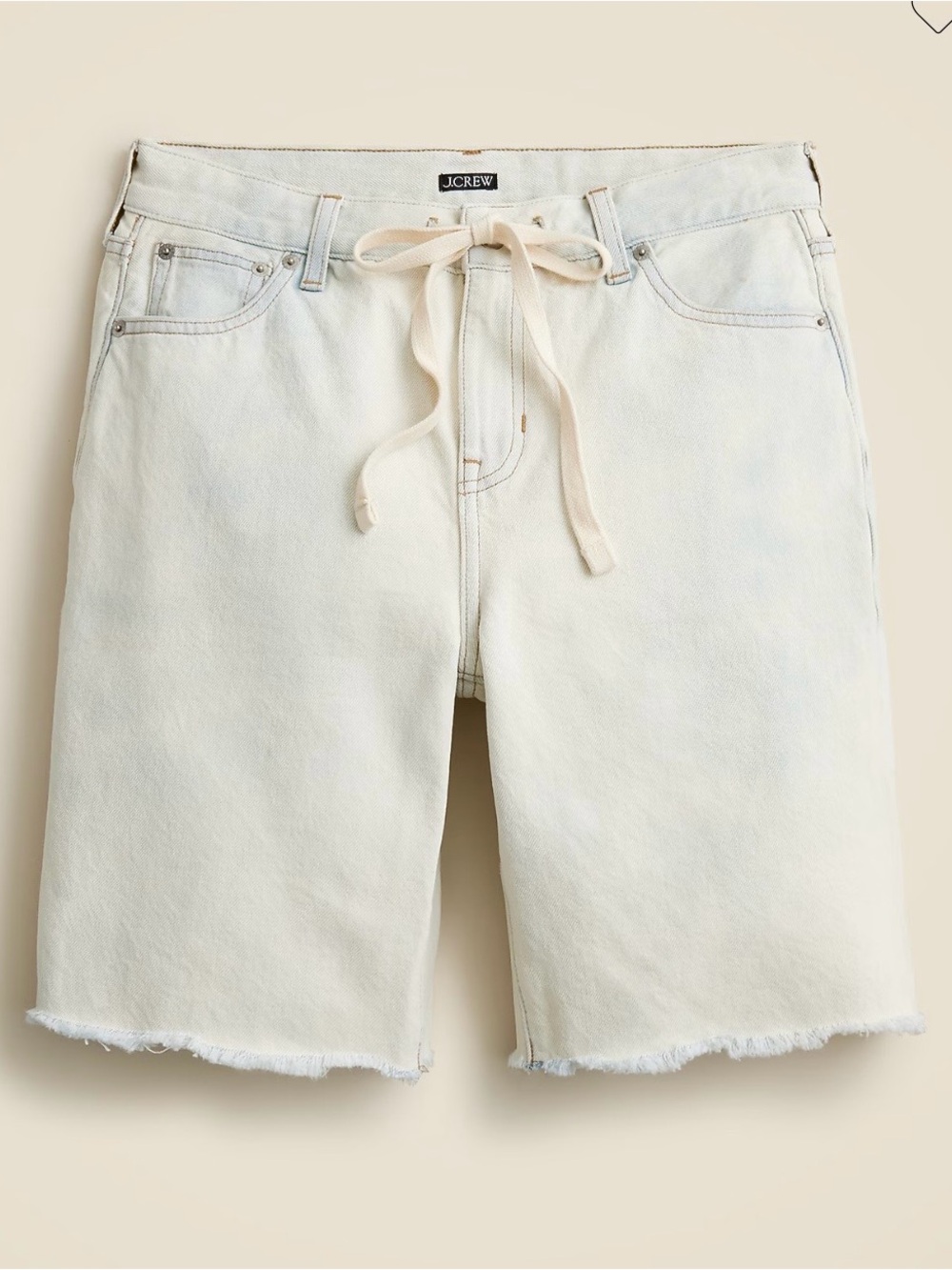 J. Crew relaxed knee- length denim short